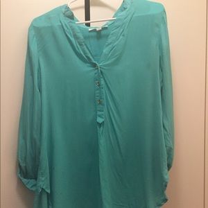Francesca’s Turquoise Blouse
